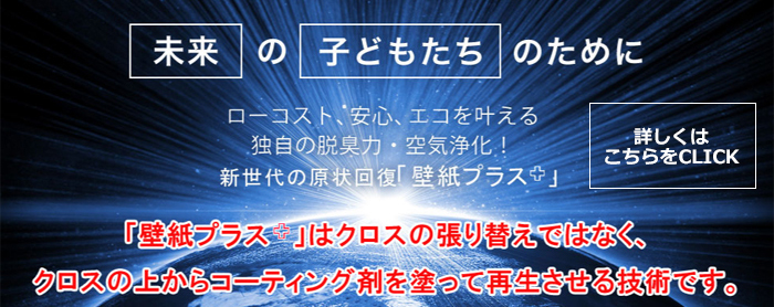 クロス再生・チタンコーティング「壁紙プラス+」